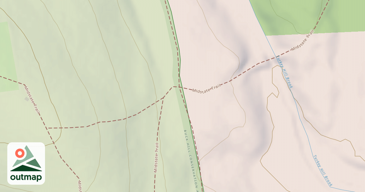 Map of Midstate Trail