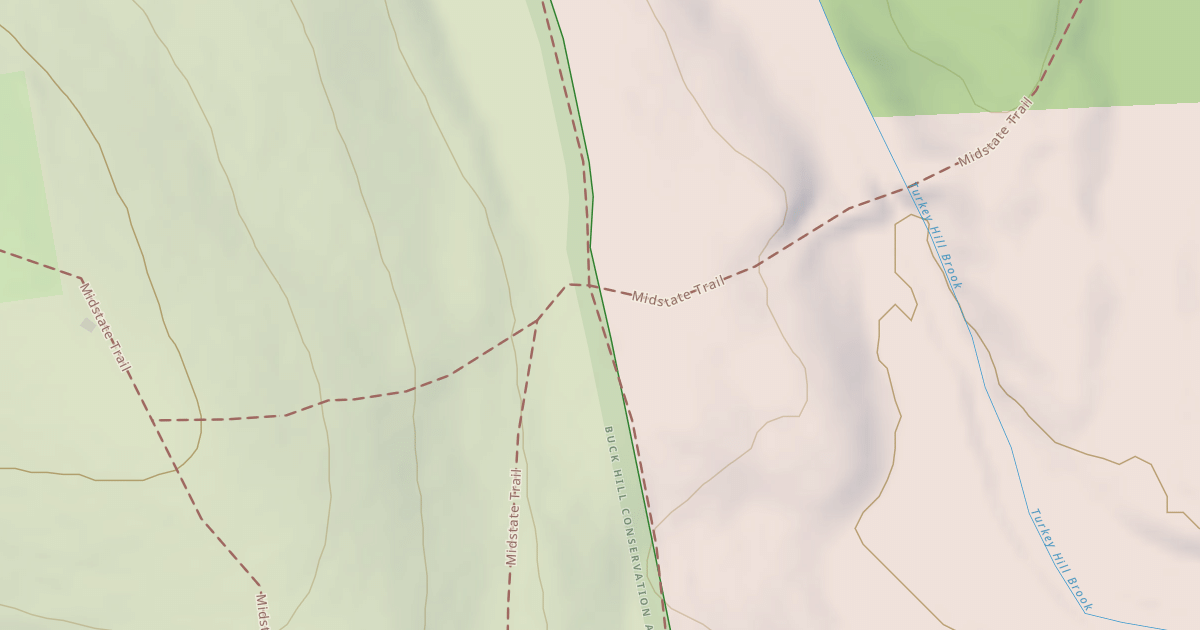 Map preview of Midstate Trail