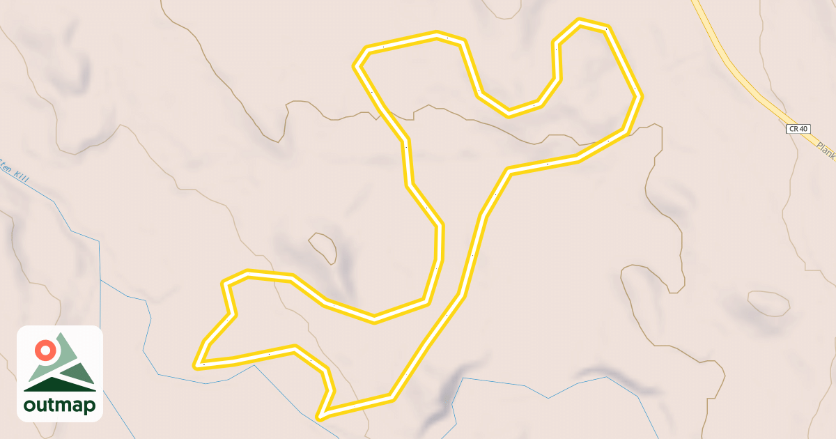 Map of East Flat