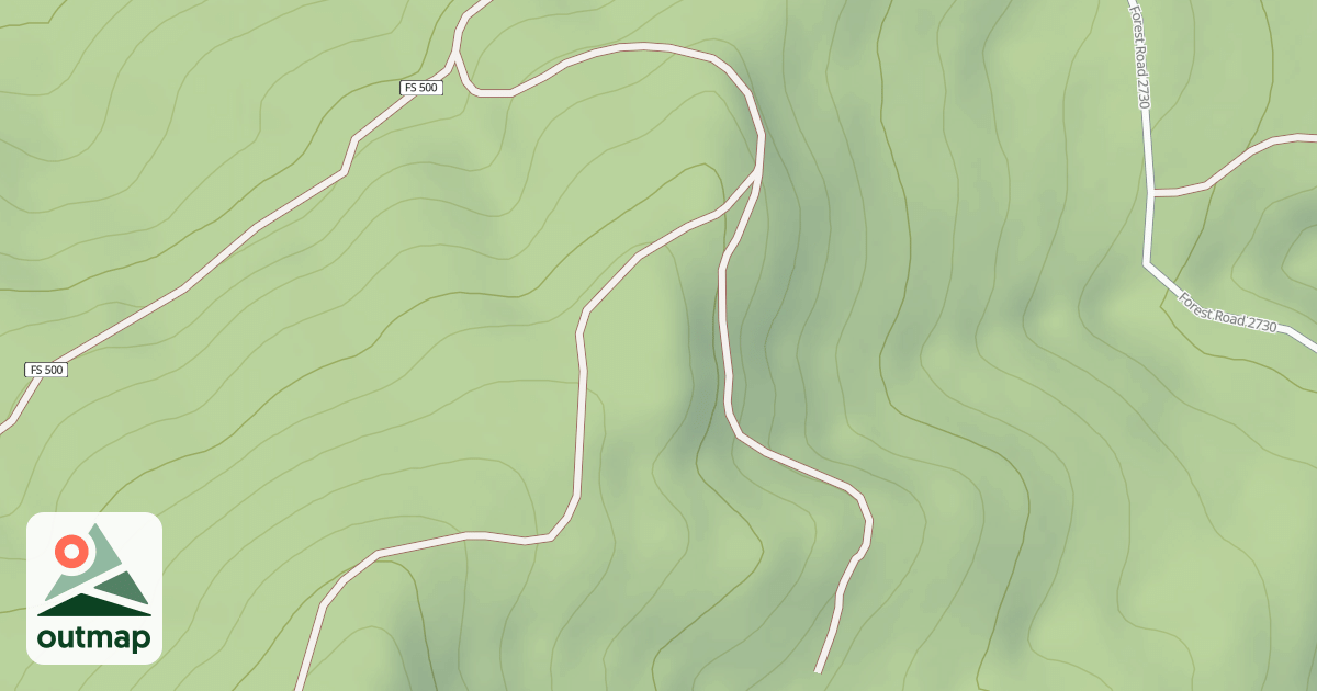 Map of USFS Motor Vehicle Use Map Roads {1196EA01-800D-4440-899C-A9664CDE14A7}