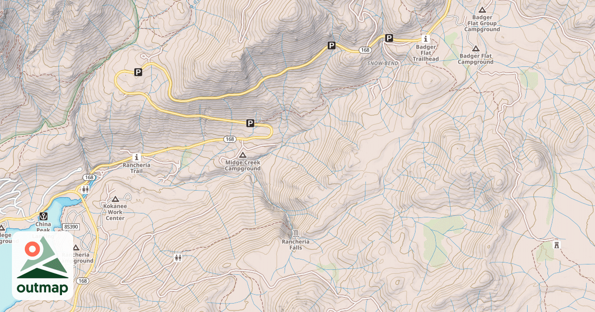 Map of Bear Butte