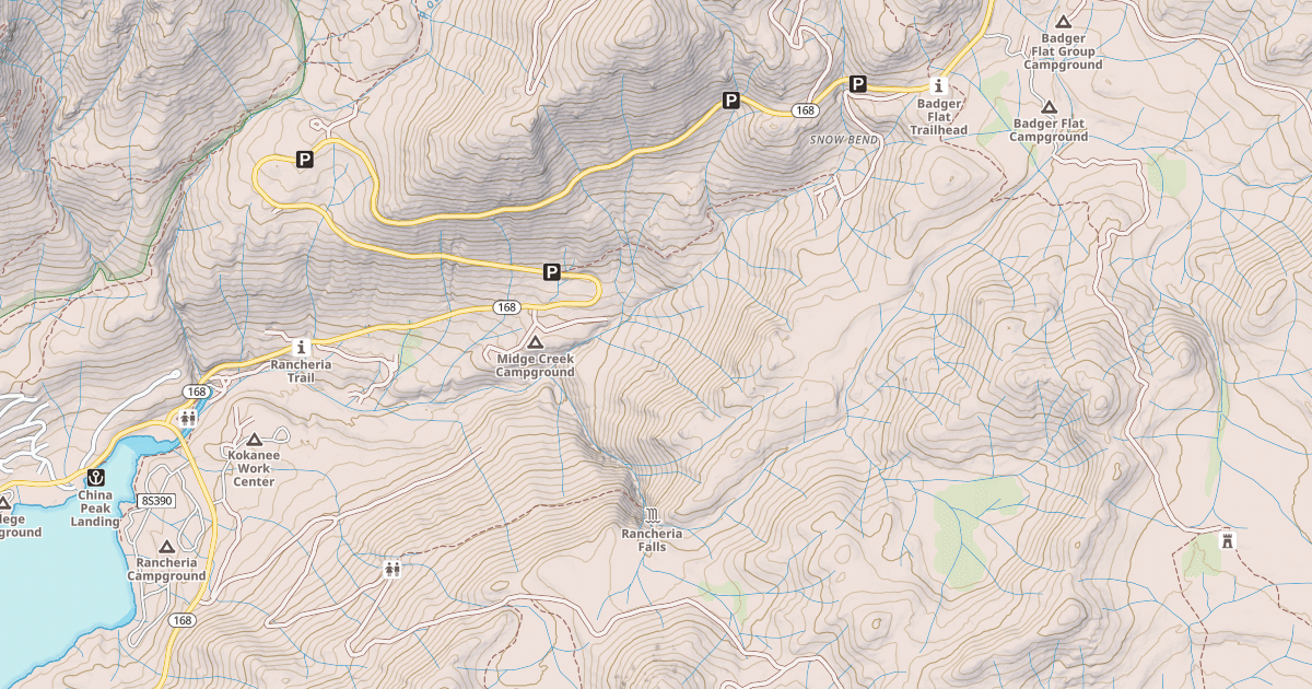 Map preview of Bear Butte