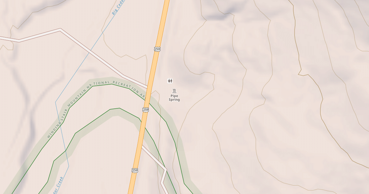 Map preview of PIPE SPRINGS