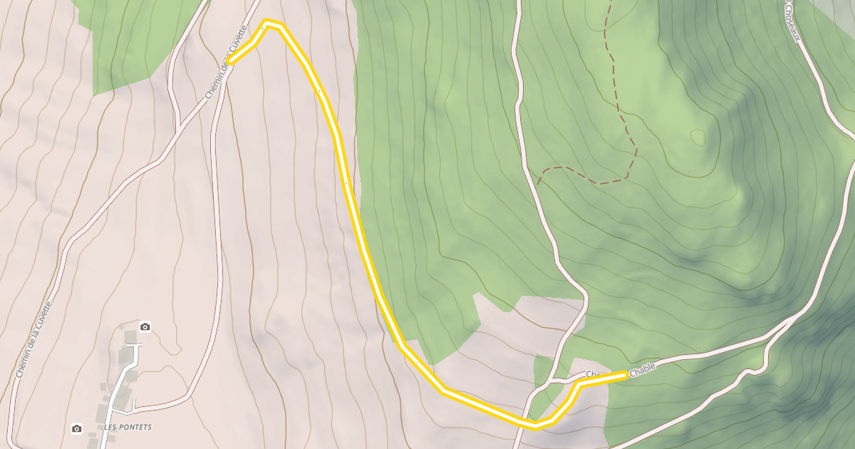 Map preview of La Grange de Lullin