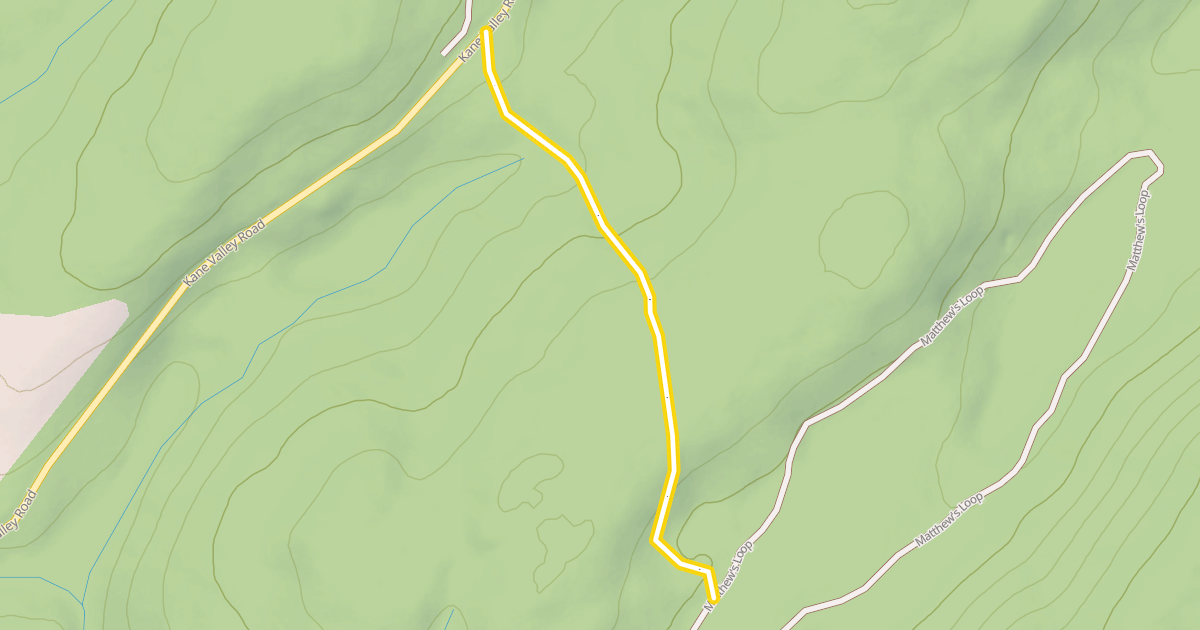 Map preview of Chute Trail