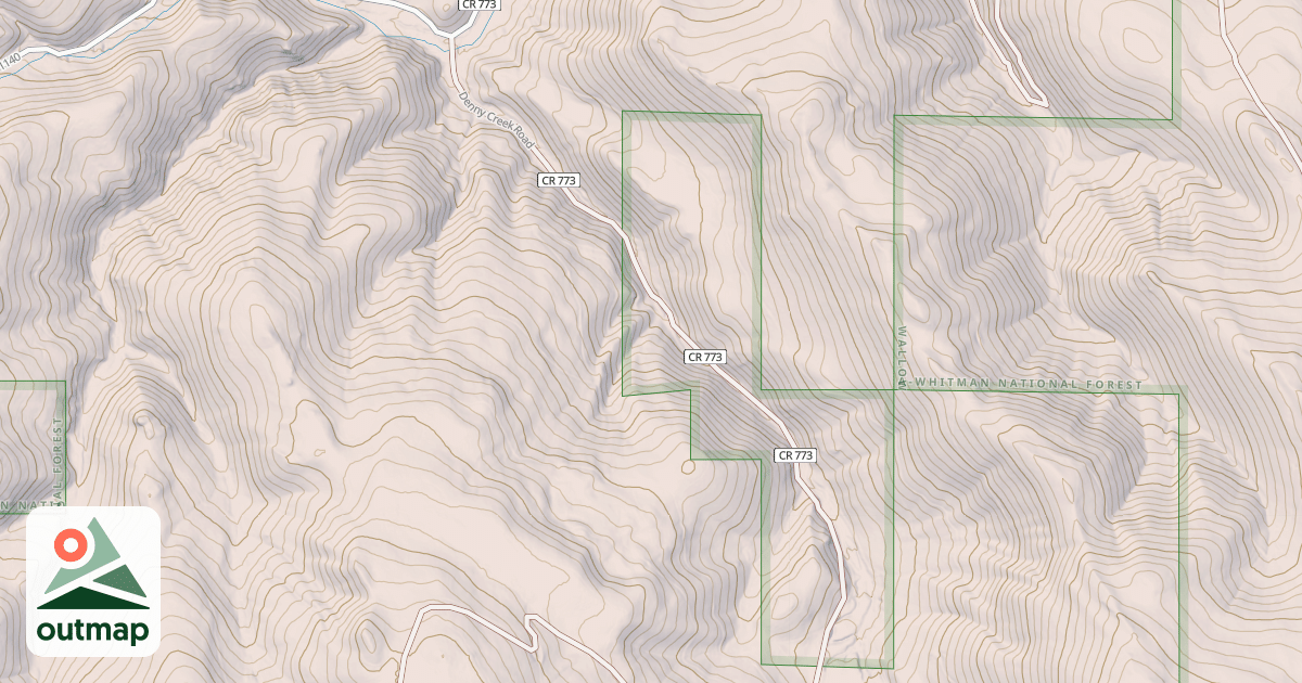 Map of BUFFALO GULCH