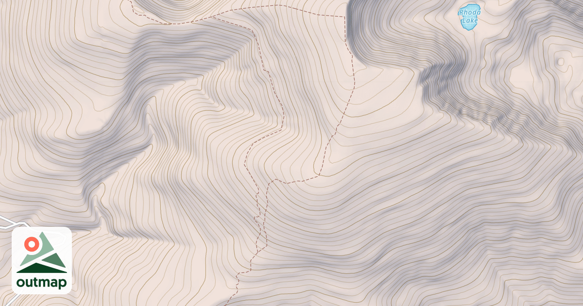 Map of Big Baldy