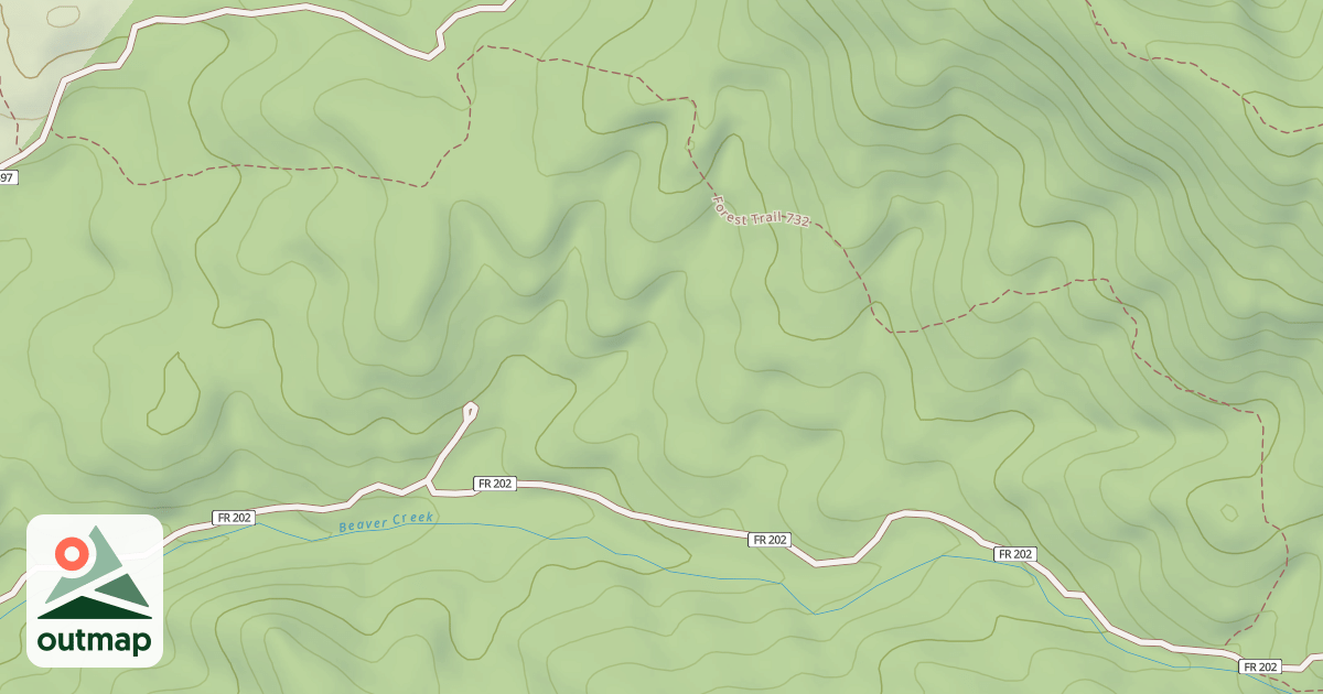 Map of Beaver Creek