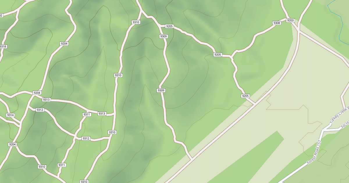Map preview of USFS Motor Vehicle Use Map Trails 19118