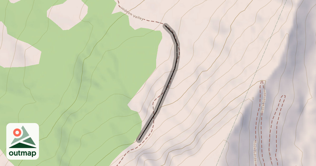 Map of Hidden Valley
