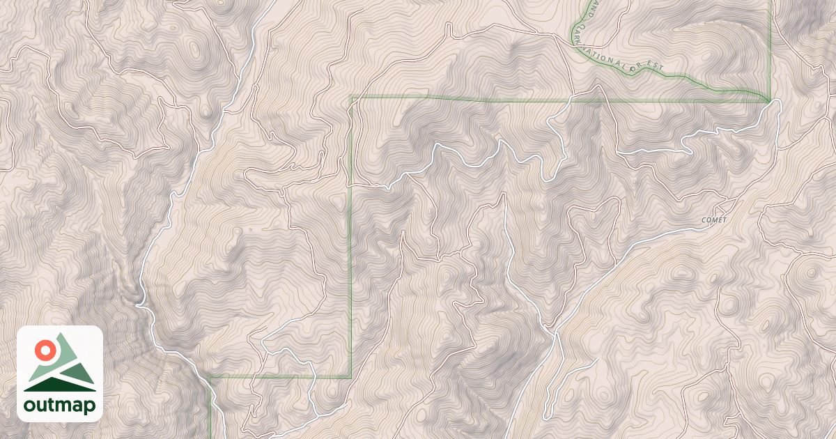 Map of BOULDER CHIEF