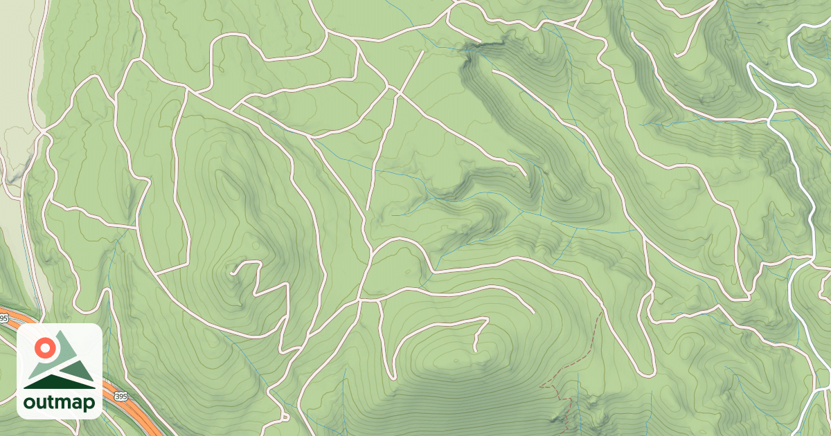 Map of ALPERS CANYON