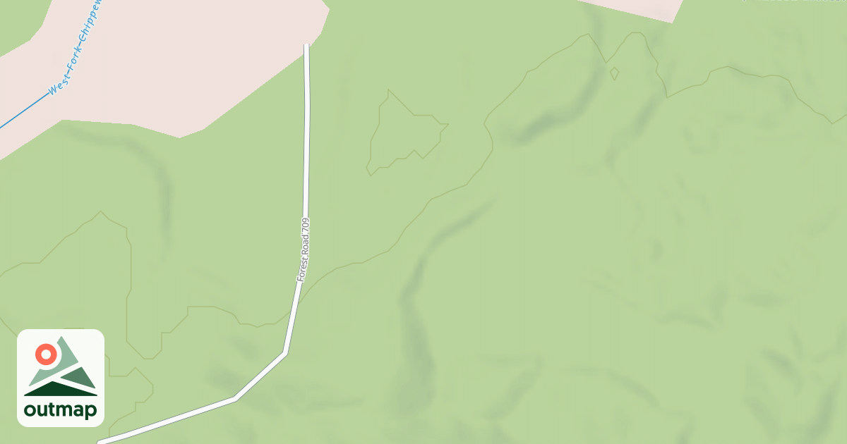 Map of FR 709A