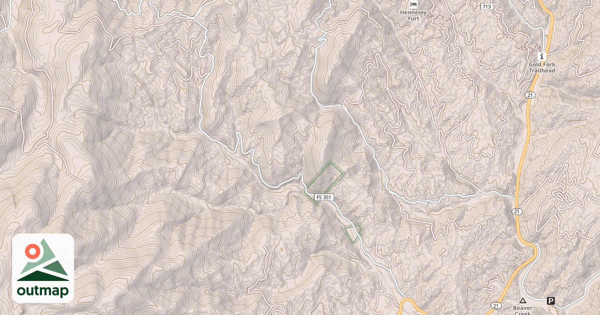 Map of Edna/rock Creek