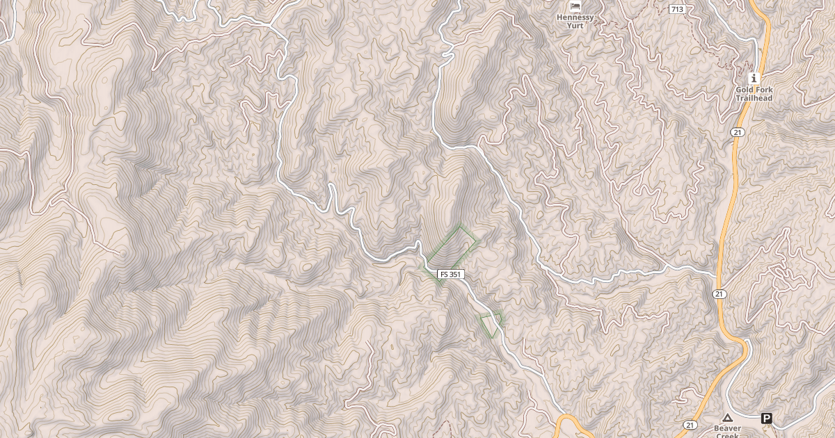 Map preview of Edna/rock Creek