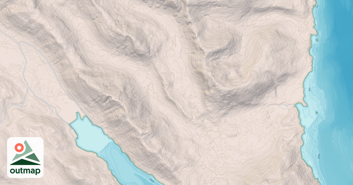 Map of EAST FORK WHITE ROCK