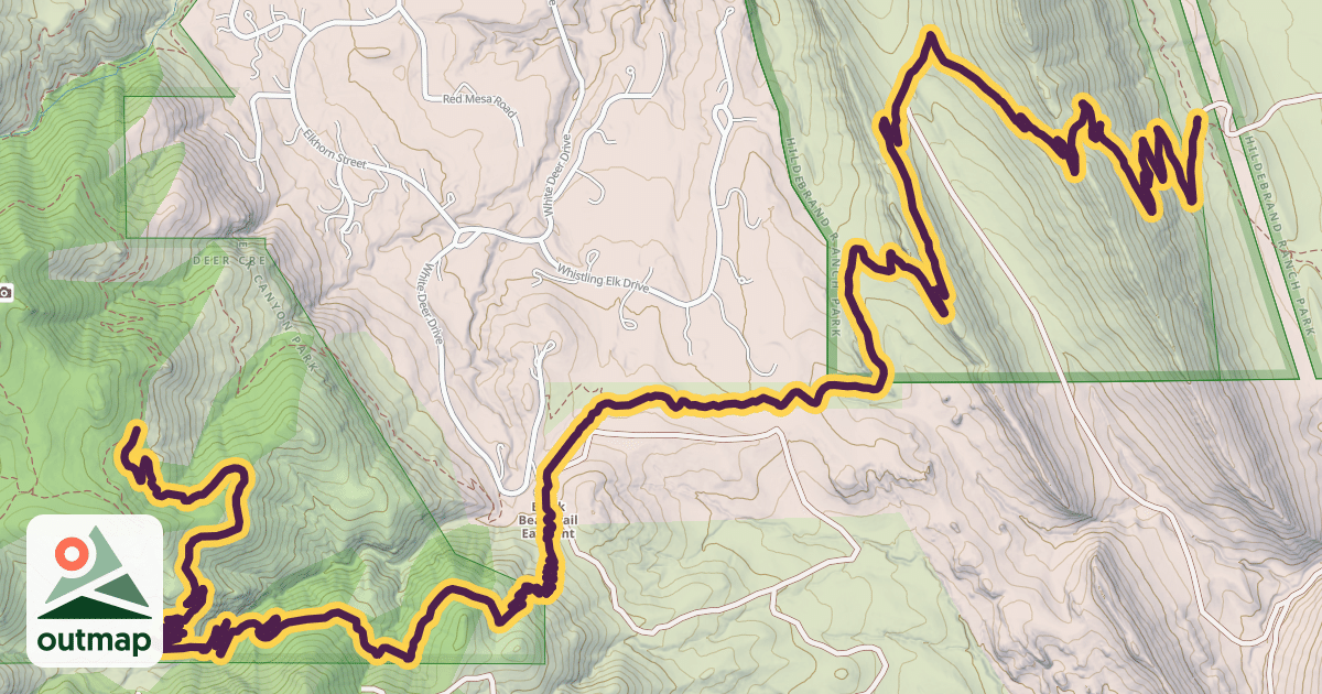 Map of Black Bear Trail