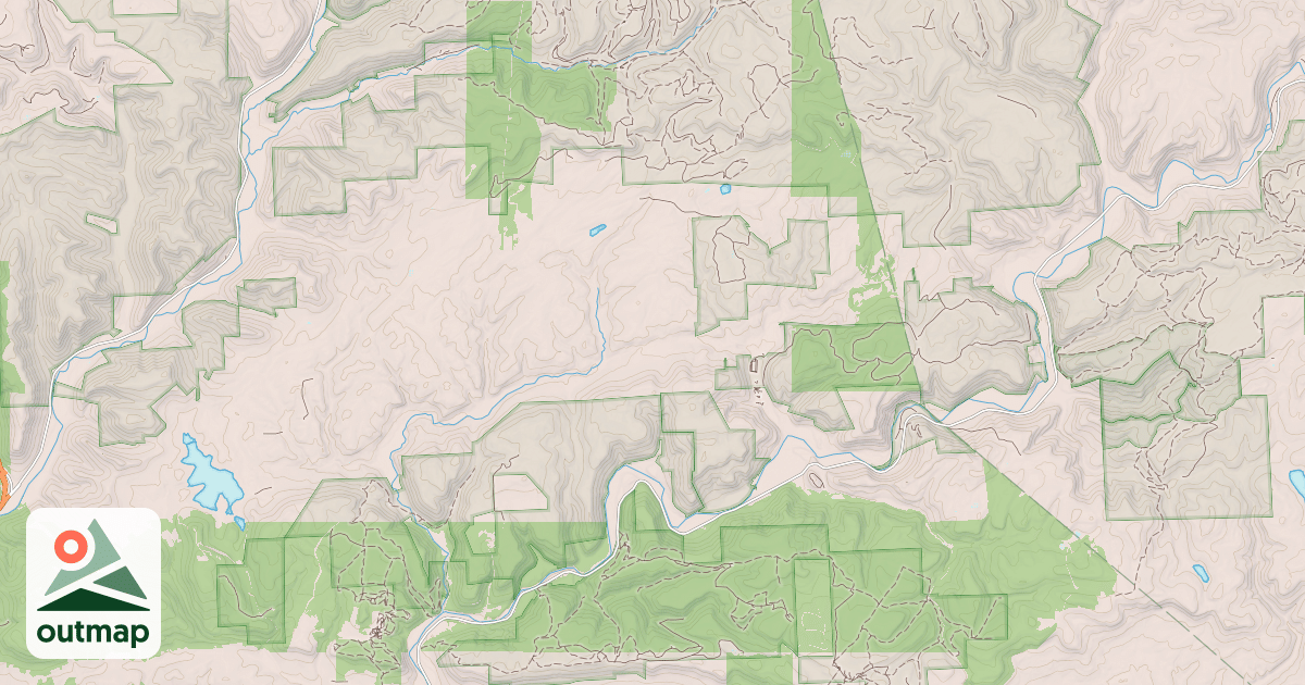 Map of Loyalsock State Forest & Worlds End State Park Snowmobile Trails