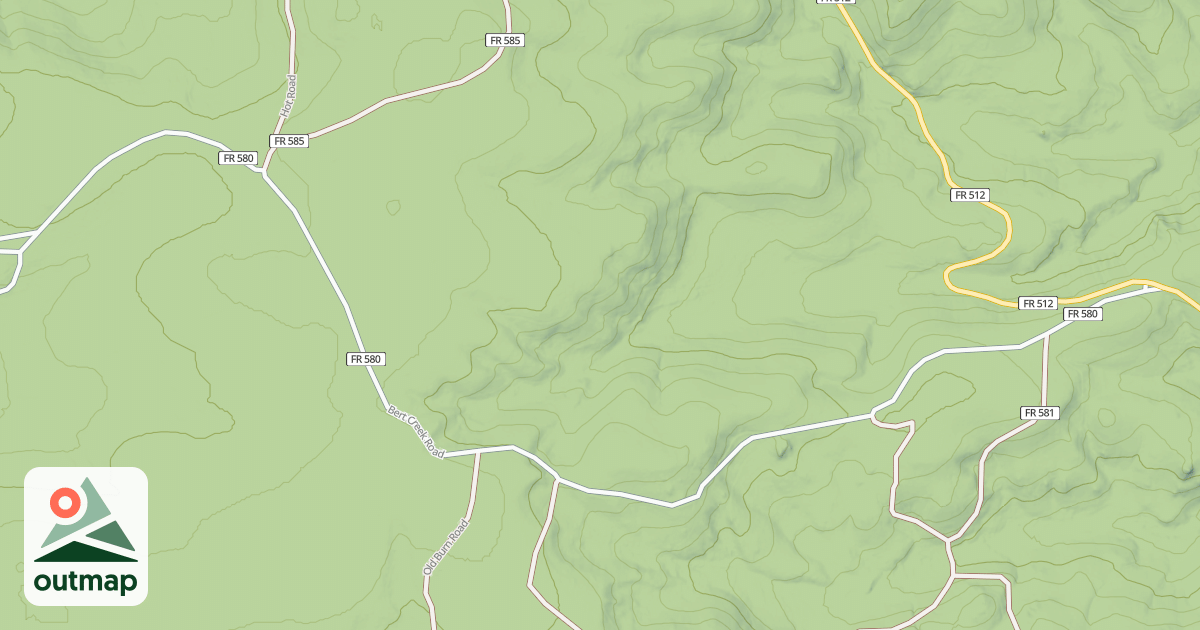 Map of BERT CREEK