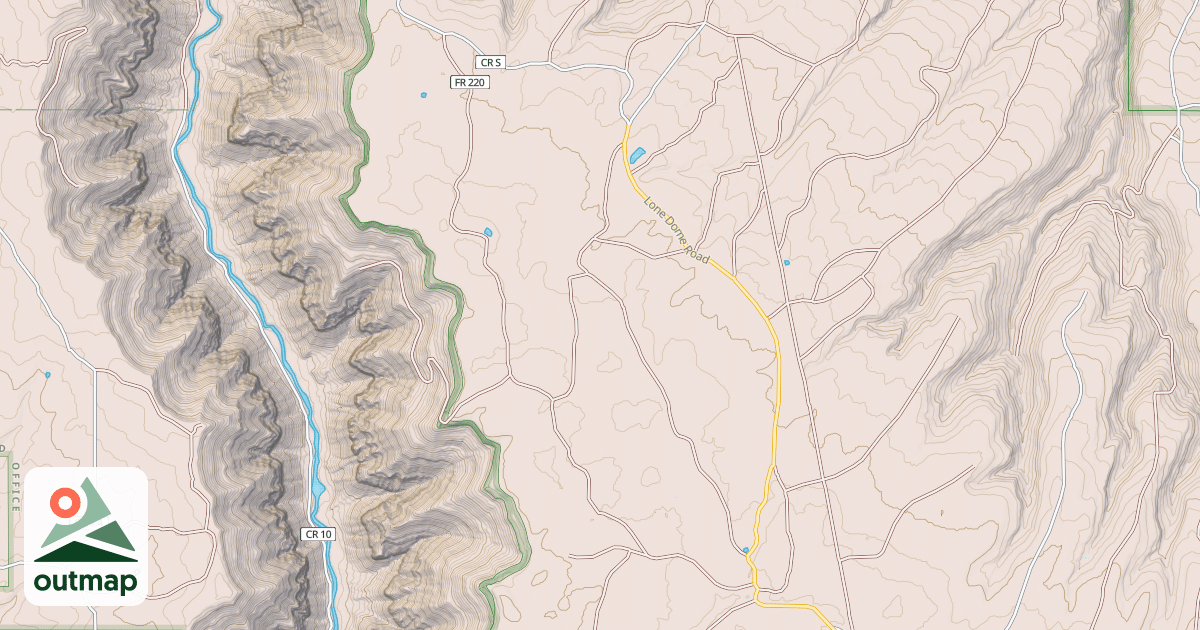 Map of PONY RSVR