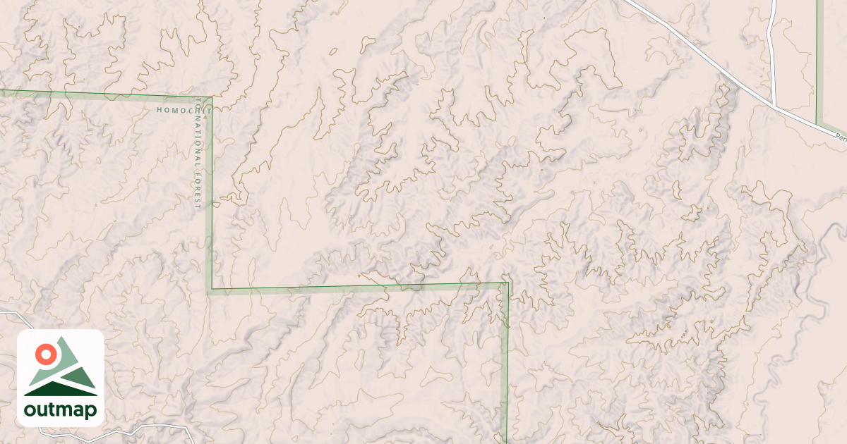 Map of SWAYZE TRACE SPUR