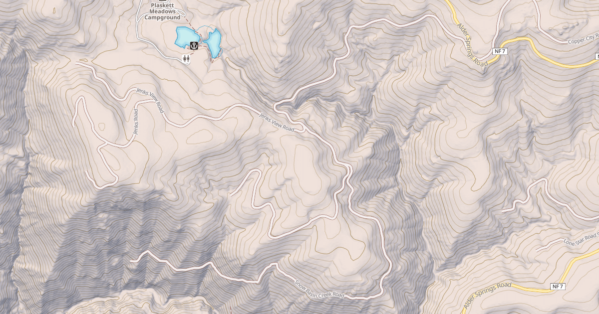 Map preview of SNOW BASIN CR.