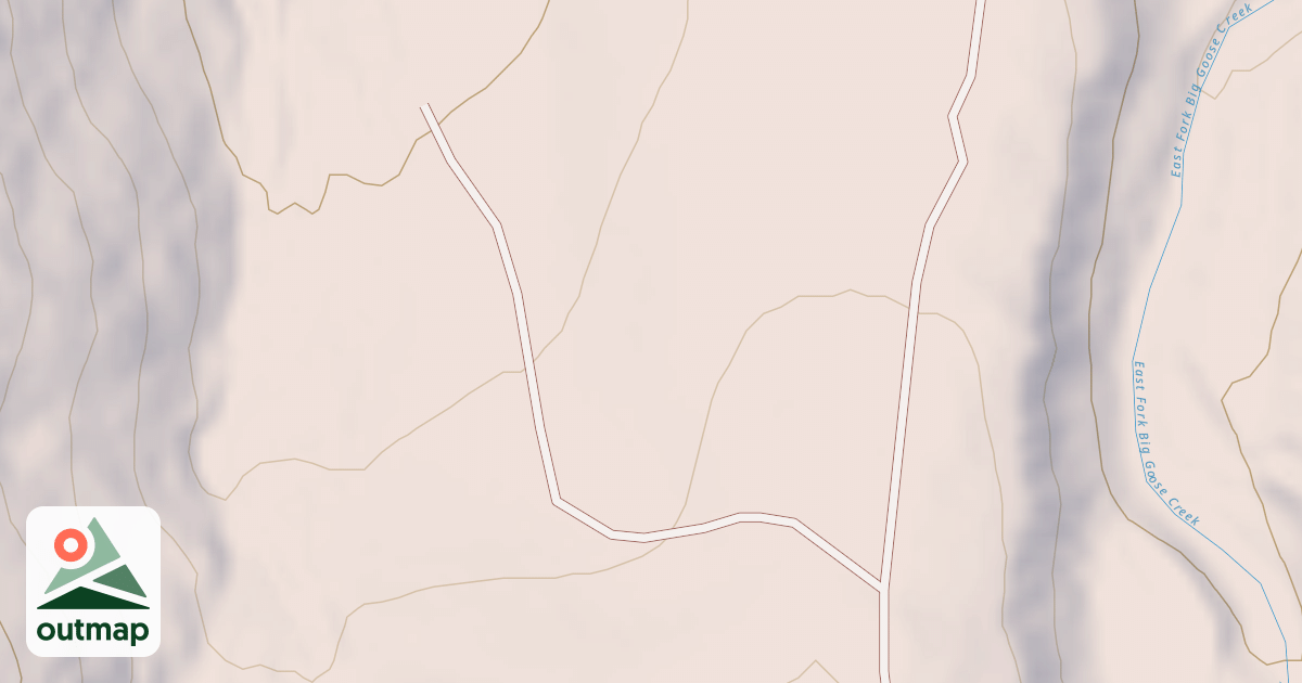 Map of BIG GOOSE CABINS -BUCKLEY