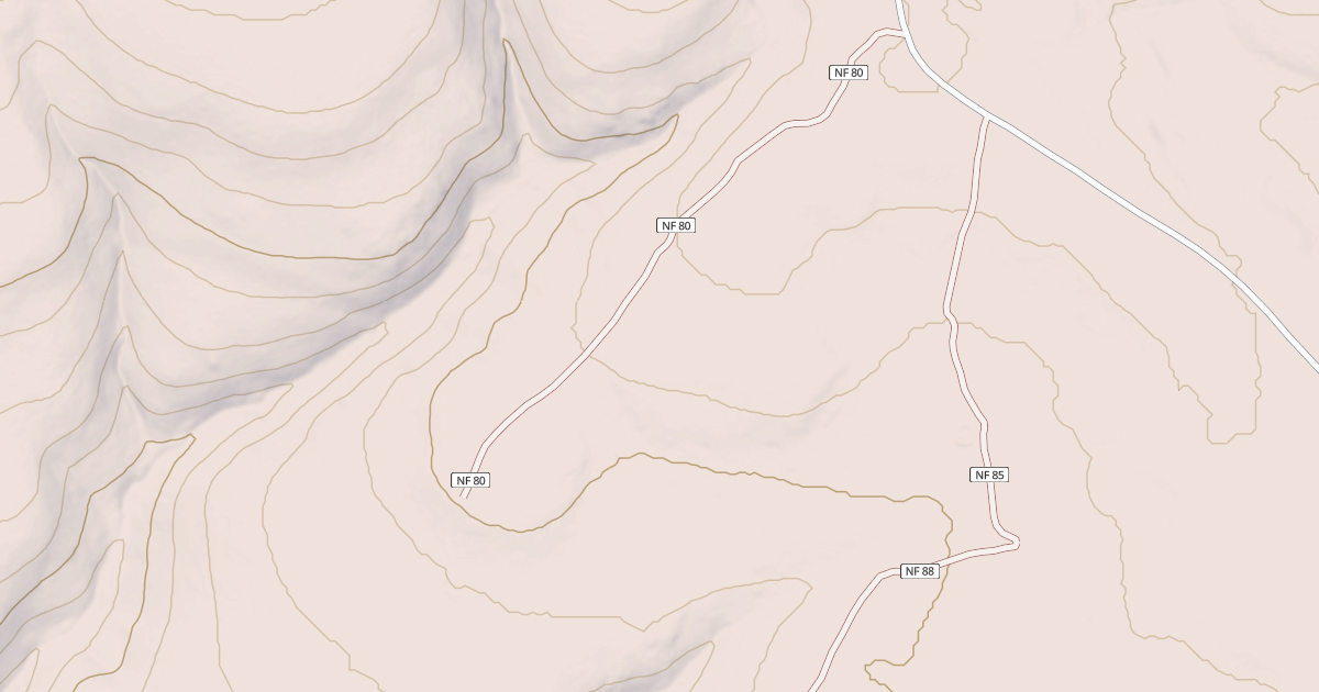 Map preview of USFS Motor Vehicle Use Map Roads {70F213AE-2BBA-4940-88EC-786517208C7B}