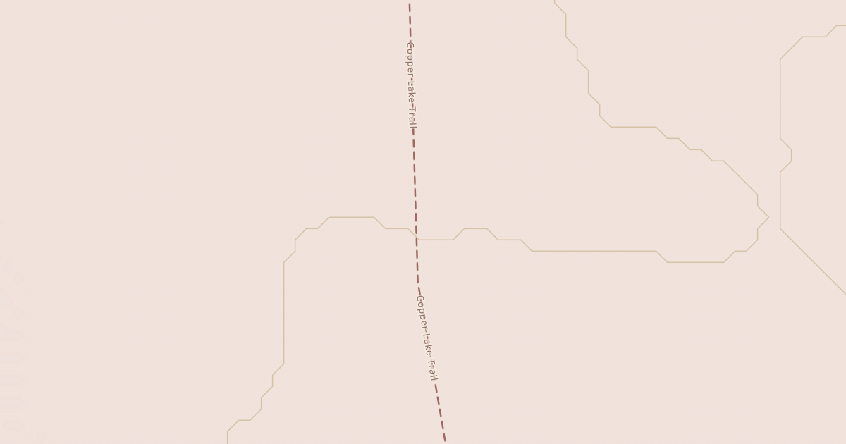 Map preview of Copper Lake Trail