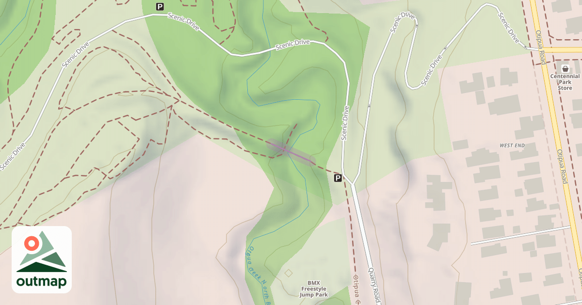 Map of Old Railway Bridge