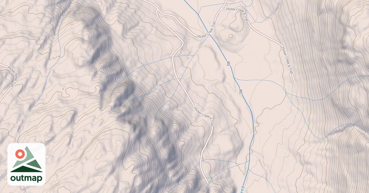 Map of FLICKER CREEK A