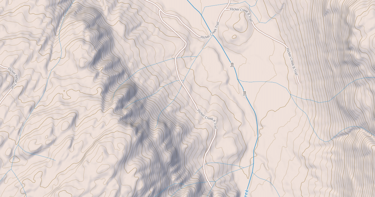 Map preview of FLICKER CREEK A