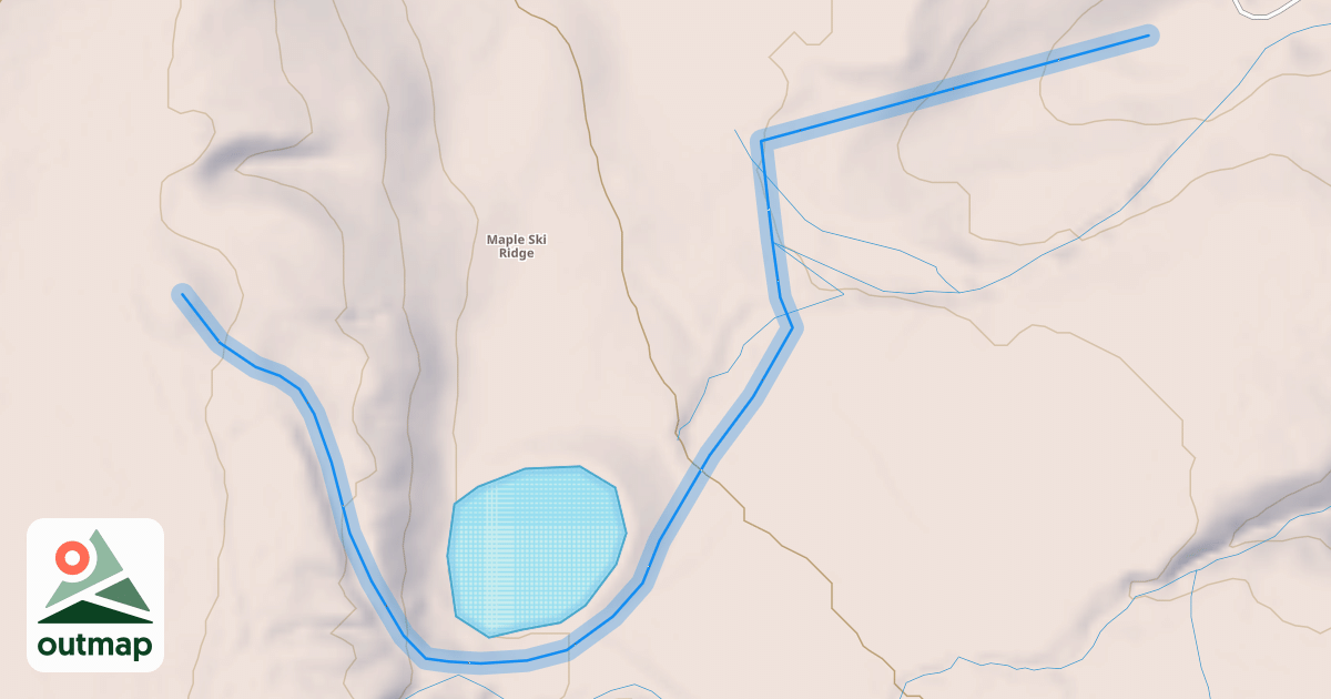Map of Turkey Run