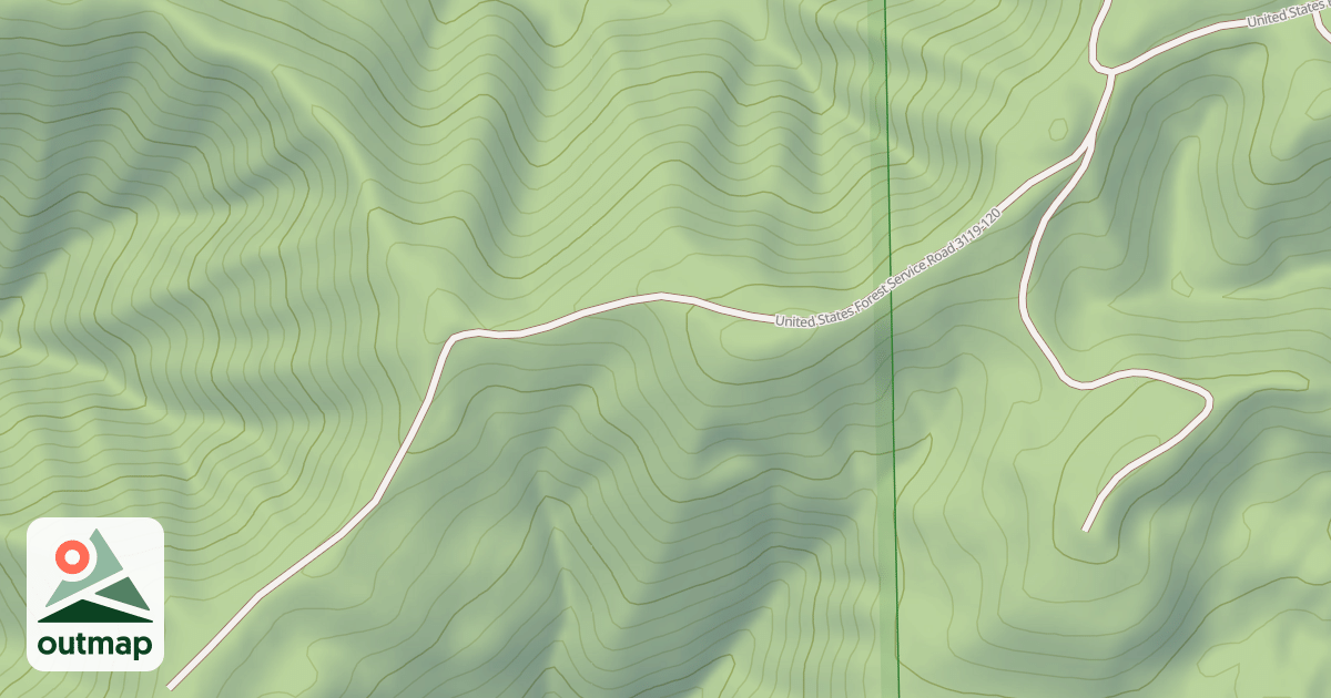 Map of USFS National Forest System Roads {1F1F4F40-E461-4FBD-8D01-3454CDAE0ACF}