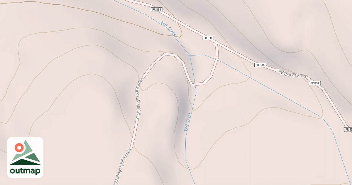 Map of CITY SPRINGS SPUR A
