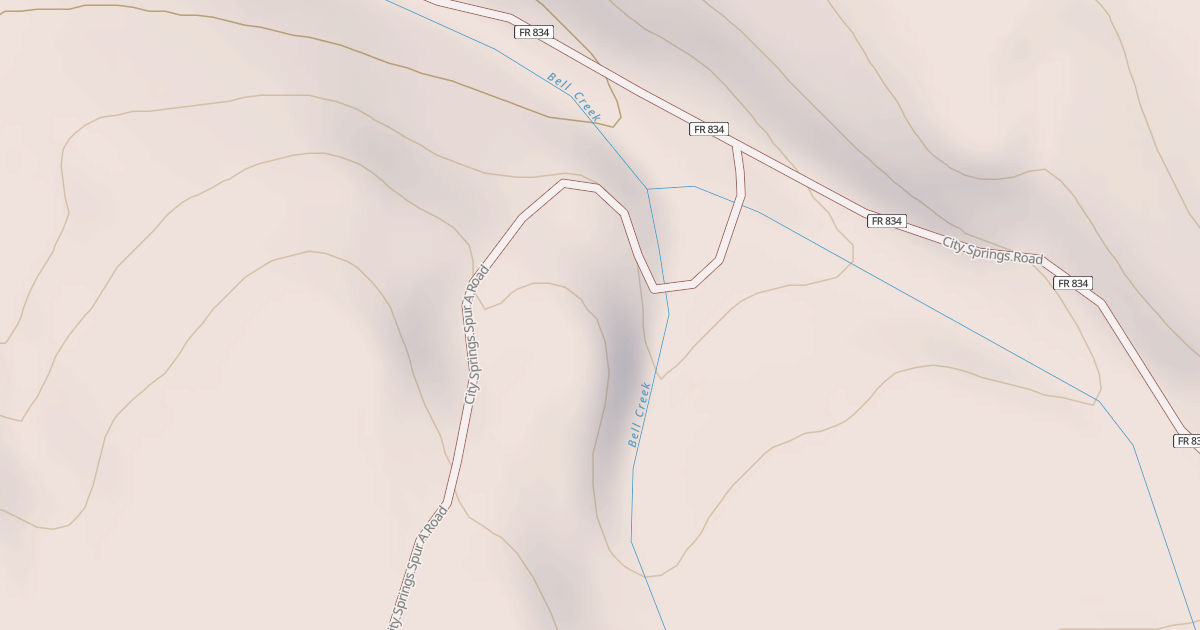 Map preview of CITY SPRINGS SPUR A