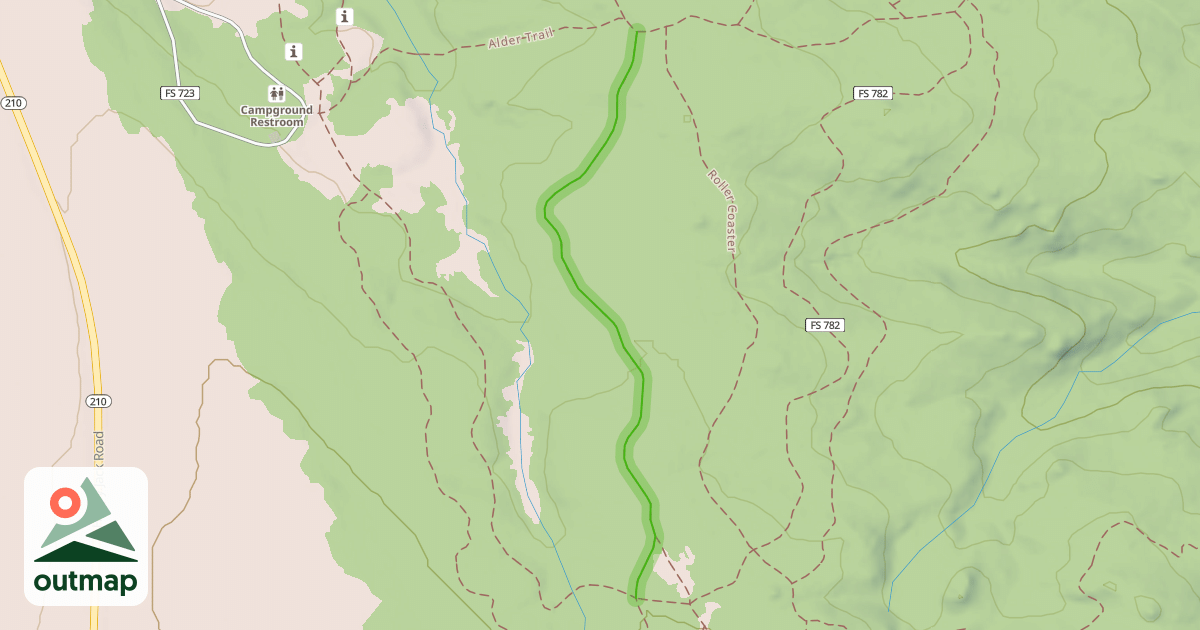 Map of Ridge Trail