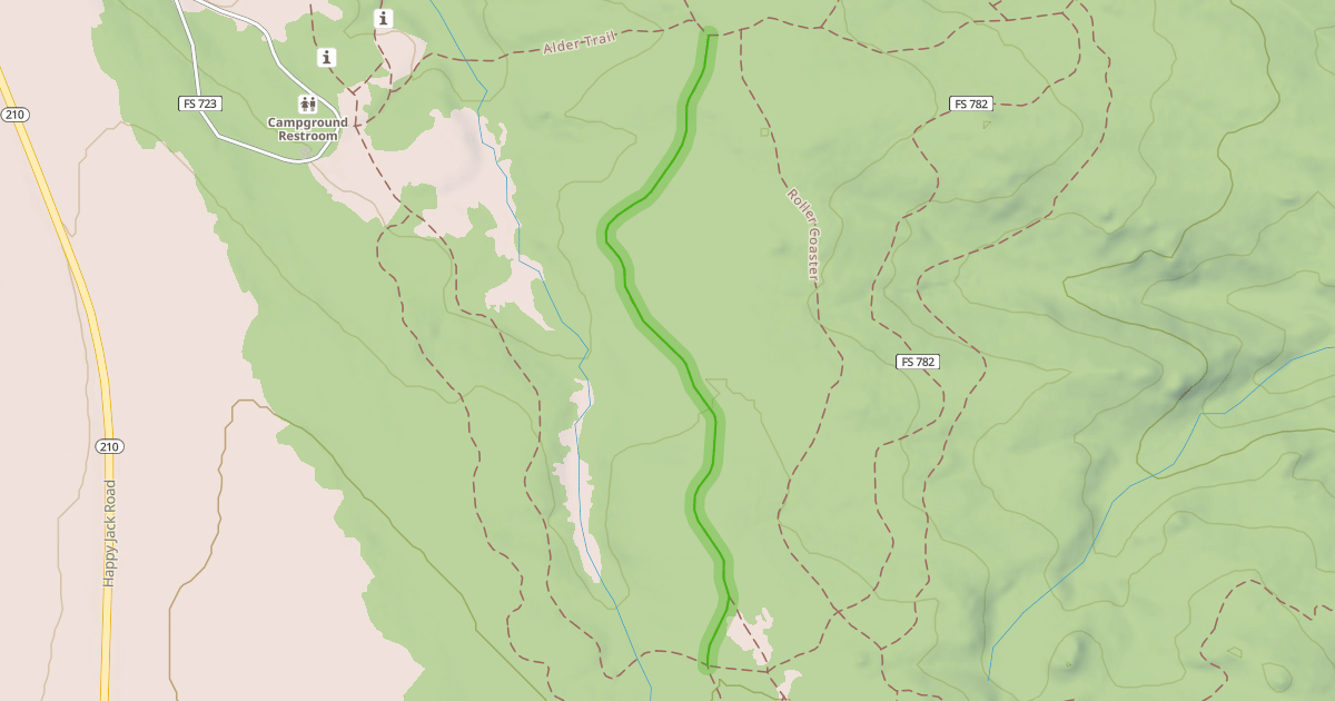 Map preview of Ridge Trail