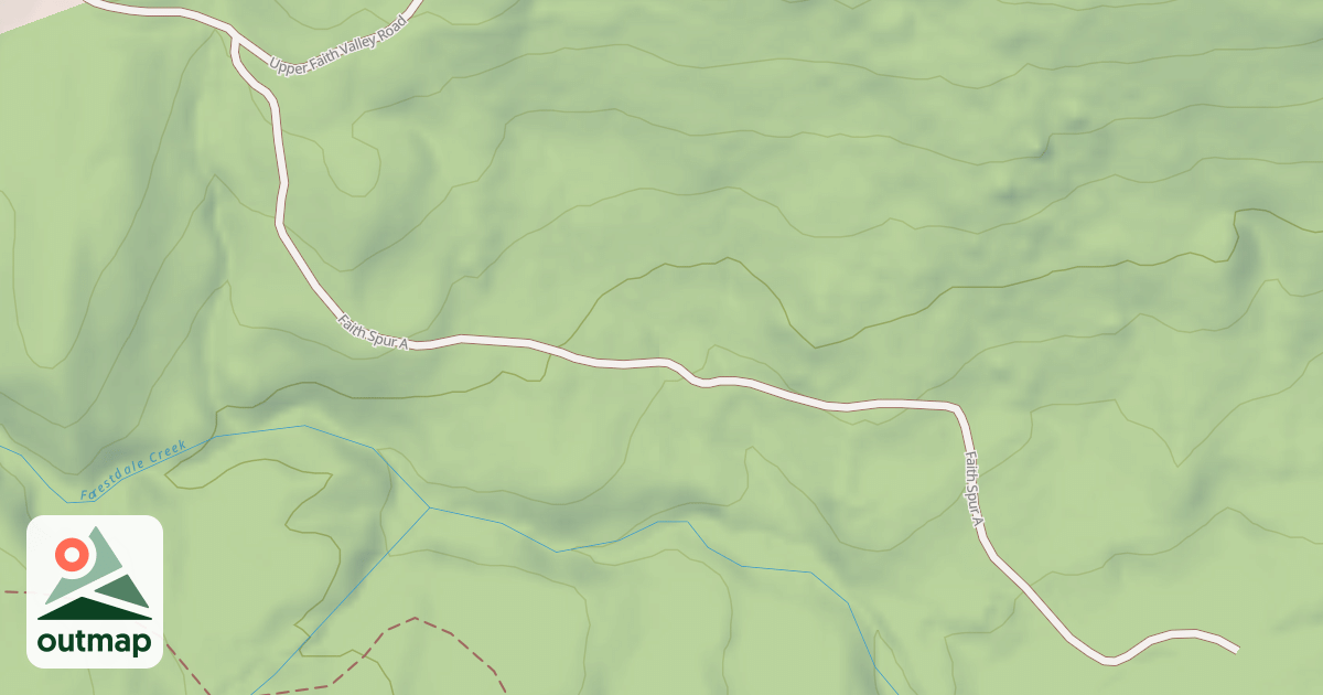 Map of FAITH SPUR A