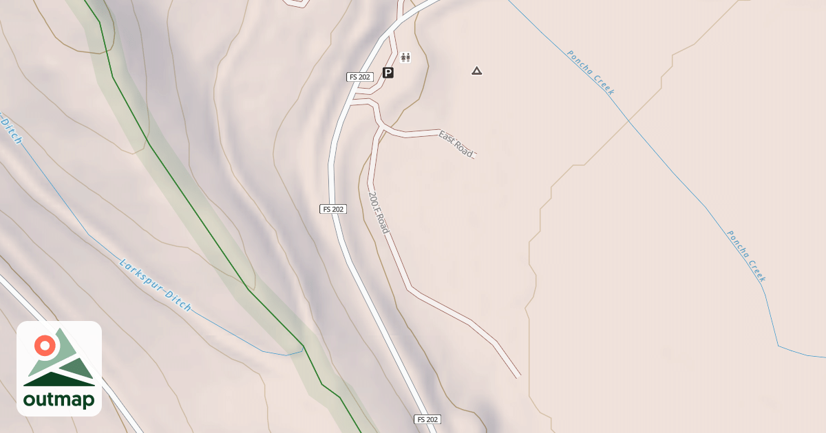 Map of 200.F
