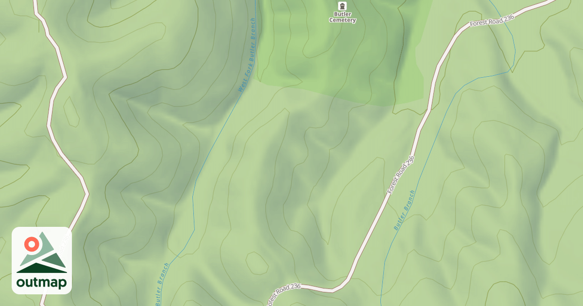 Map of BUTLER RIDGE