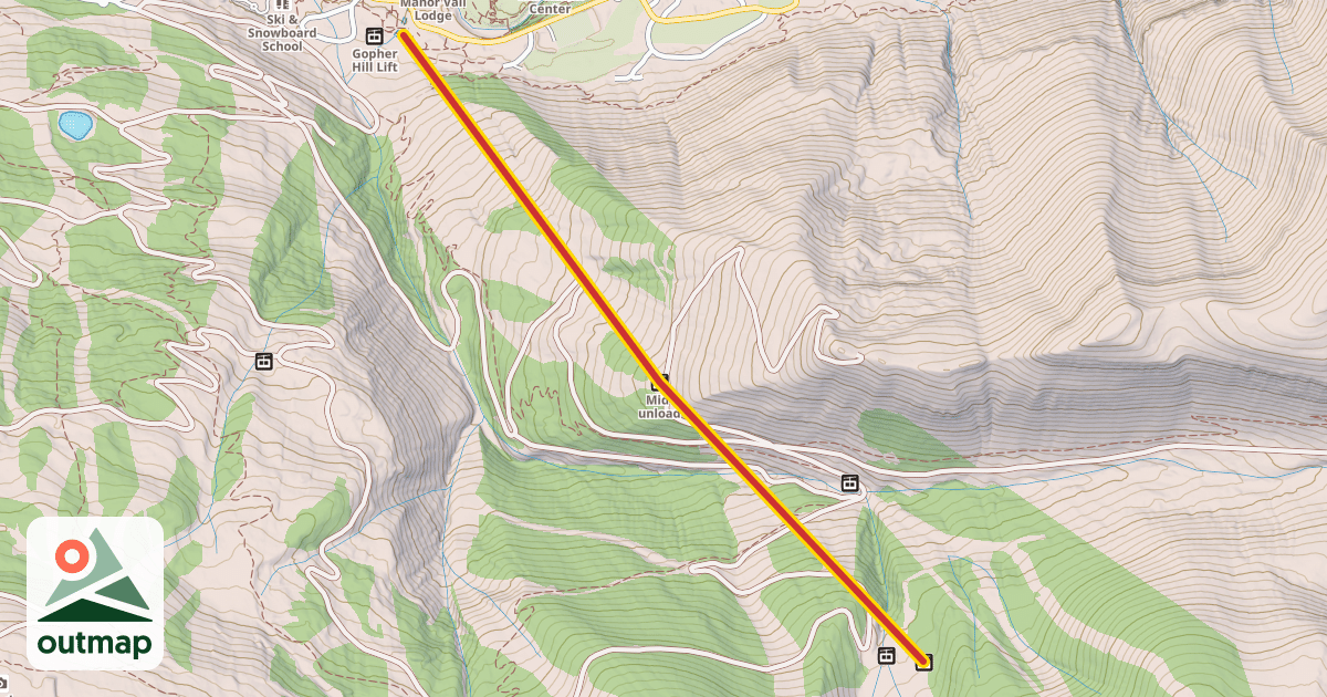 Map of Riva Bahn Express Lift