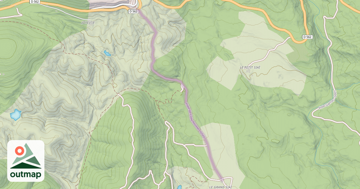 Map of Piste de Colle Rousse - G522