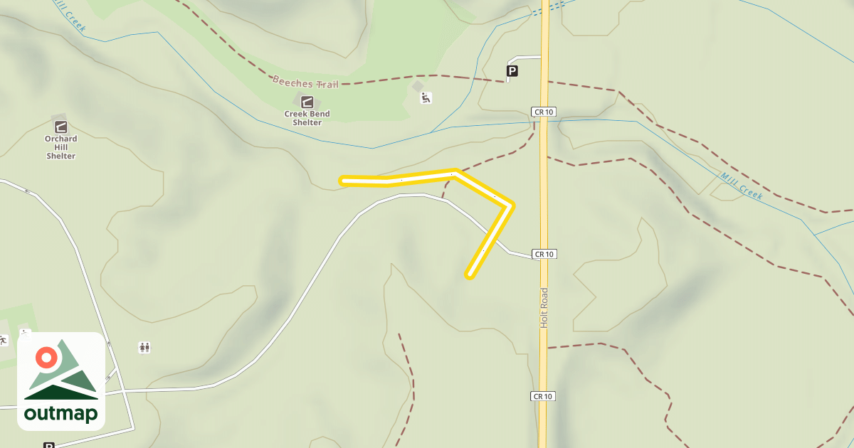 Map of Orchard Hill