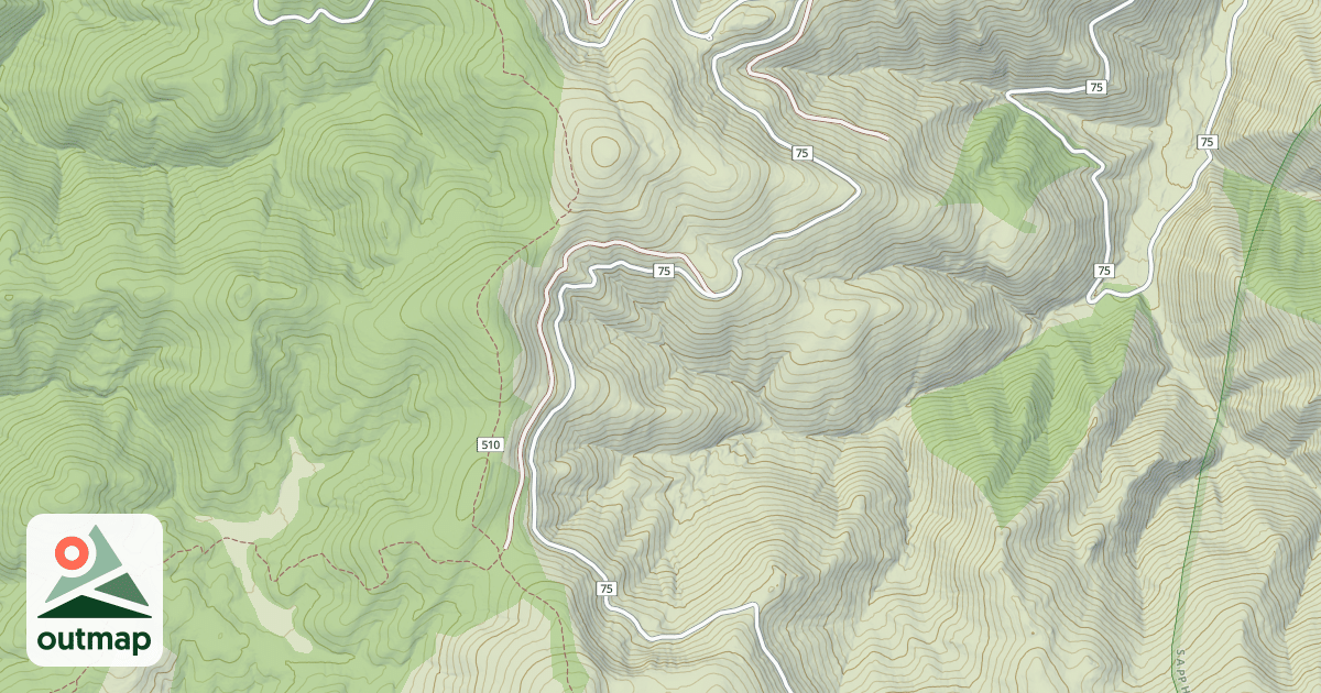 Map of (FDR) SKALKAHO CREEK