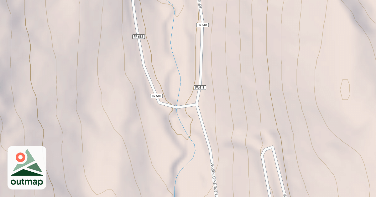 Map of FALL CREEK
