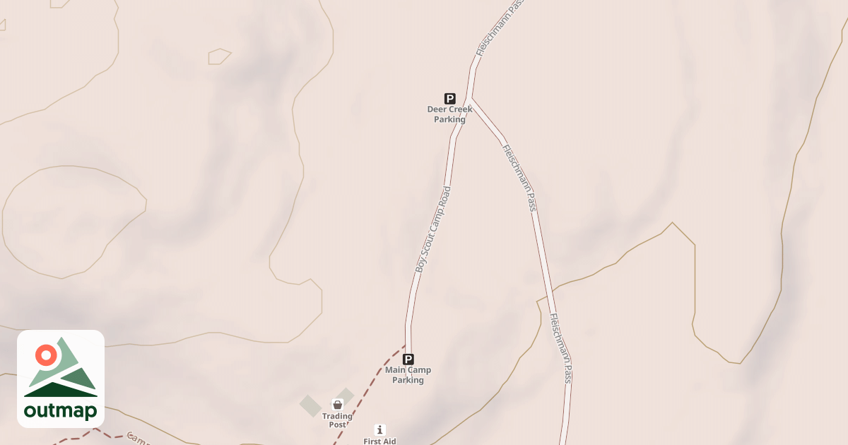 Map of BOY SCOUT CAMP