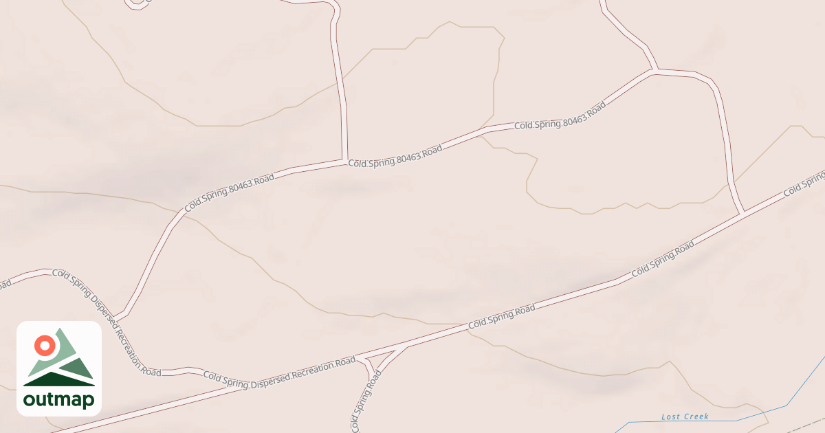Map of COLD SPRING 80463