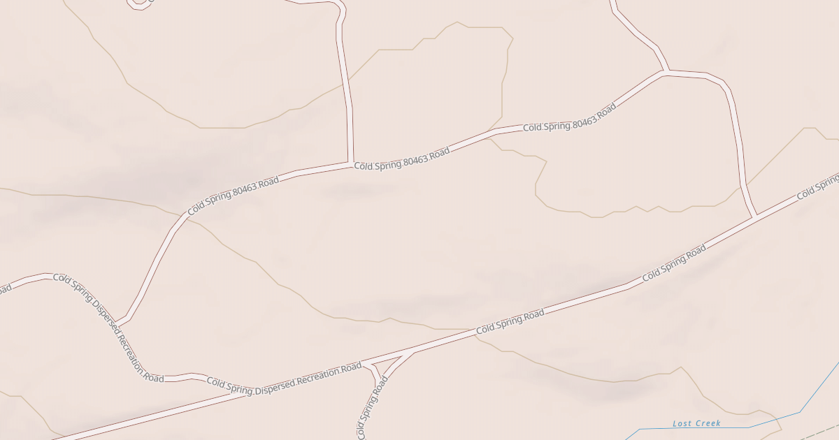 Map preview of COLD SPRING 80463
