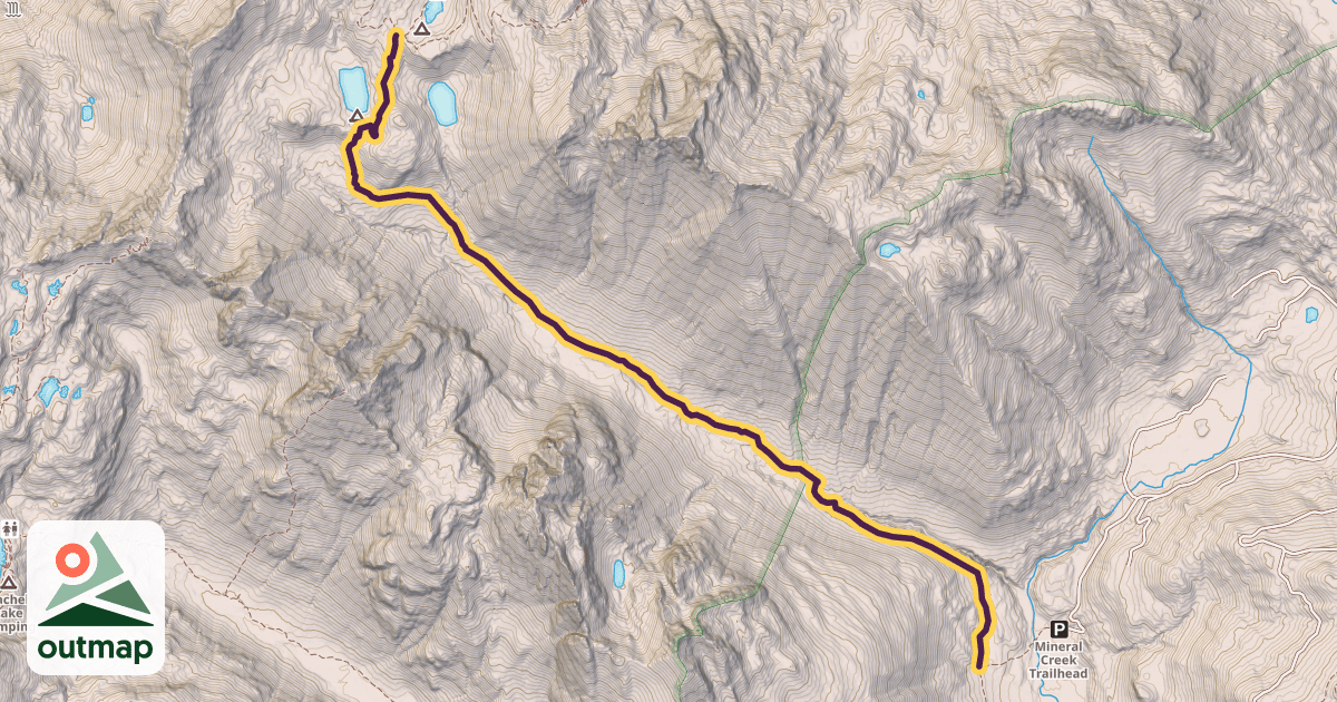 Map of Mineral Creek Trail
